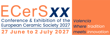 ECerS 2027. XX Conference & Exhibition of the European Ceramic Society. Valencia. Spain, 27 June – 2 July 2027